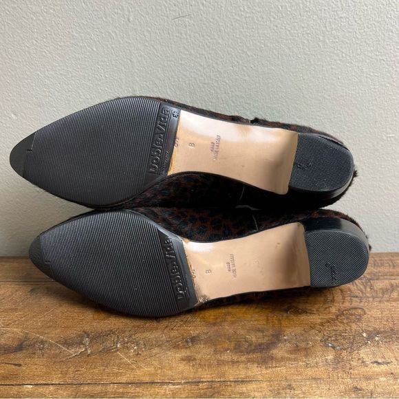 Walter Steiger booties Womens Animal Printed fur Hair Pointed Toe Brown 8.5B - Picture 9 of 11